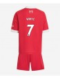 Billige Liverpool Florian Wirtz #7 Hjemmedraktsett Barn 2025-26 Kortermet (+ Korte bukser)